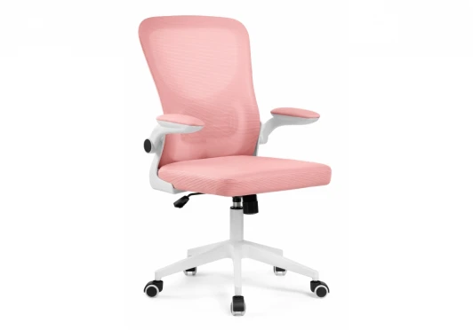 15331 Компьютерное кресло Woodville Konfi pink / white 15331
