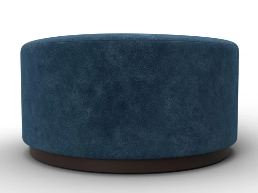 132508 Пуф 005 (ДСП/Пластик/Велюр/Синий) Лига Диванов 132508