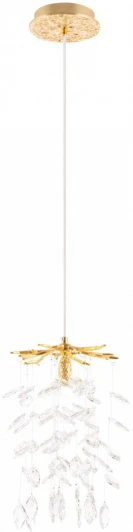 23110.210.1.E14.B GD Подвесная люстра хрустальная Arte Milano Milano-1 23110.210.1.E14.B GD (220V, на тросе)