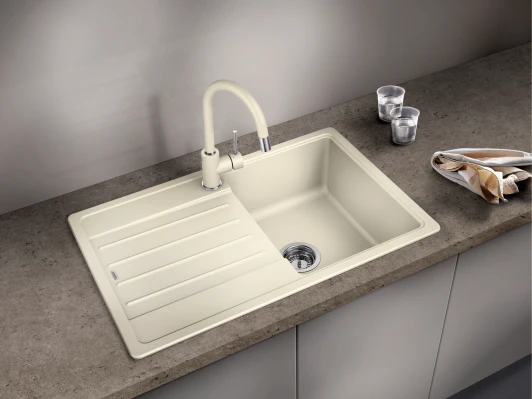 521458 Смеситель Blanco Mida-S Silgranit 521458 для кухонной мойки