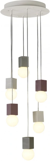 7703 Подвесная люстра Mantra Galaxia 7703 (220V, подвески, на проводе, шарики, куб)