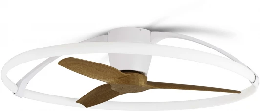 7532 Потолочная люстра с вентилятором Mantra Nepal 7532 (LED, 220V, голосовое управление, пульт управления, управление смартфоном, круглые)