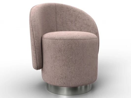 136470 Кресло Лига-108 (Фанера,ДСП,Брус,Велюр/Бежевый) Лига Диванов 136470