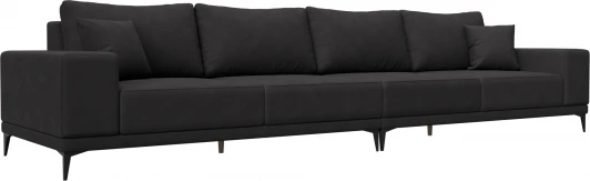 126722 Диван прямой Льюес Лонг Лига Диванов (Замша) арт.126722