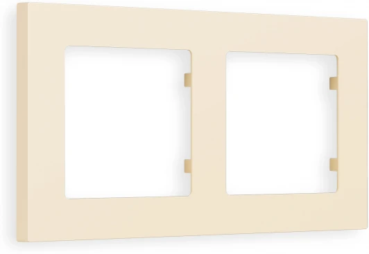 AF220332 Рамка Ambrella Volt ALFA Techno (Бежевый матовый) 2-ая AF220332