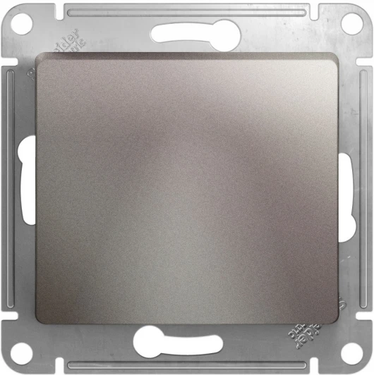 GSL001299 Вывод кабеля встраиваемый (платина) Systeme Electric Glossa GSL001299