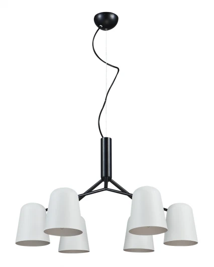 ENRIQUE SP6 BLACK/WHITE Подвесная люстра Crystal Lux ENRIQUE SP6 BLACK/WHITE