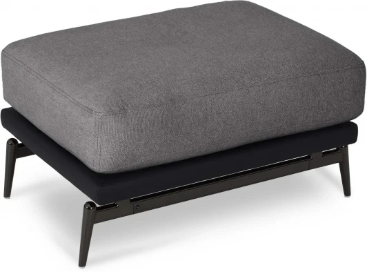 808351 Пуф Ispani ОГОГО (арт.808351), (Экокожа,Ткань/Серый,Черный)