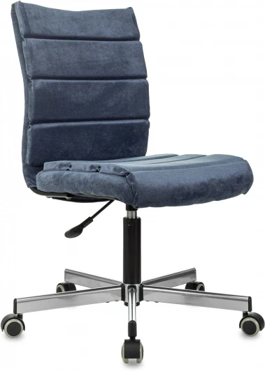 CH-320M/LT27 Кресло Бюрократ CH-320M синий Light-27 крестов. металл пластик черный