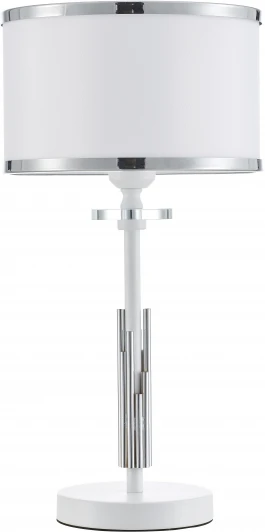 10157/T Настольная лампа Effect 10157/T E27*60W Matt white/Chrome