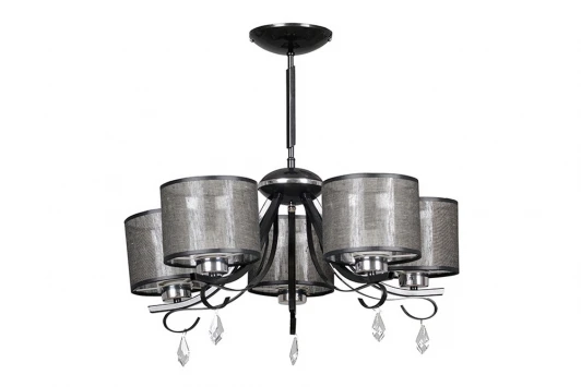 885/5 Потолочная люстра Emibig Ultra Black 885/5