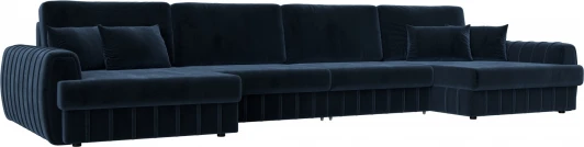 129334 Диван П-образный Лига-057 НПБ Лонг Лига Диванов (Велюр) арт.129334