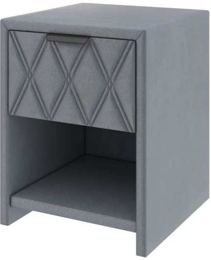 2027989 PROxSON Тумба Side (Ткань: Велюр Forest 17 Серый) 44x45