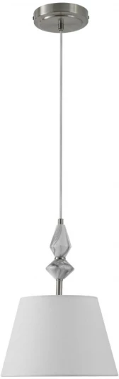 8274/1A Подвесной светильник Lumion Vermont 8274/1A никель/белый/серый, металл/керамика/ткань Е14 1*40W 220V