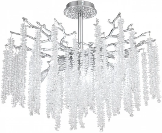 23111.600.8.G9.A CR Потолочная люстра хрустальная на штанге Arte Milano Milano-1 23111.600.8.G9.A CR (220V)