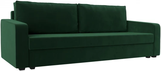 118043 Диван прямой Лига-009 (Зеленый/Велюр) Лига Диванов арт.118043