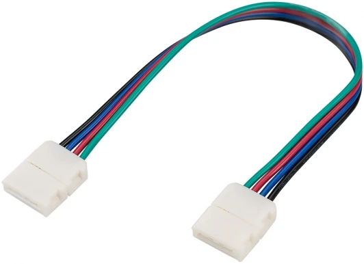 023955 Коннектор выводной FIX-RGB-10mm-150mm-X2 (4-pin) 023955