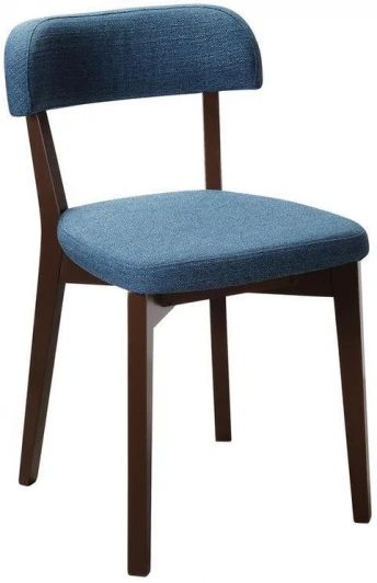 40001097h Стул R-Home Франк Сканди Блю/Орех