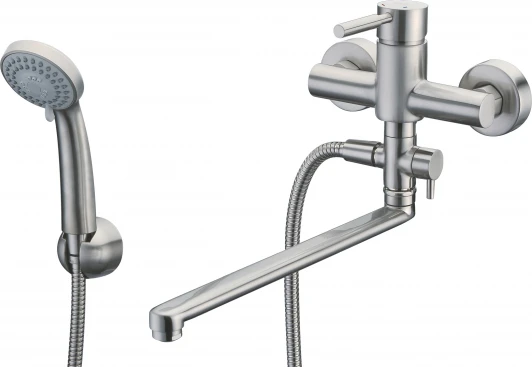 4202L Смеситель Wasserkraft Wern 4202L универсальный, матовый хром