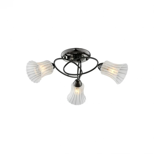 246/3PF-Blackwhite Потолочная люстра IDLamp Zhinevra 246/3PF-Blackwhite