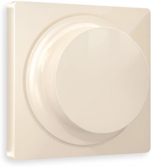 AP3055 Лицевая панель Ambrella Volt ALFA (Бежевый глянец) для светорегулятора универсального QUANT AP3055