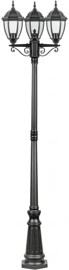 91209SB Bl Наземный фонарь IP44 Oasis Light ARSENAL S 91209SB Bl (220V, фонарь)