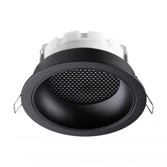 371004 Светильник встраиваемый Novotech Gemini 371004 черный IP20 GX53 12W 220V