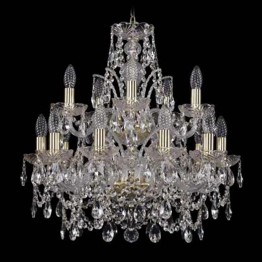 1411/10+5/195/2d G Подвесная люстра Bohemia 1411 1411/10+5/195/2d/G