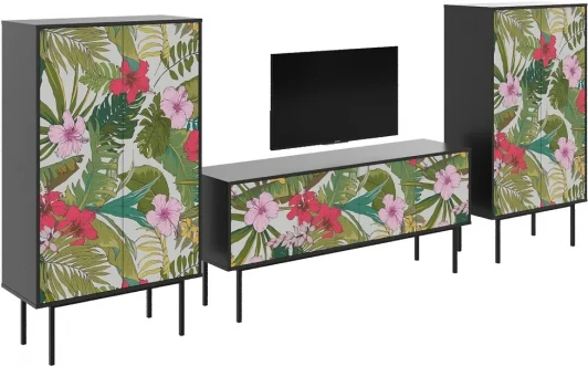 599598 Композиция Boho Color 5 ОГОГО (арт.599598), (ЛДСП/Черный)