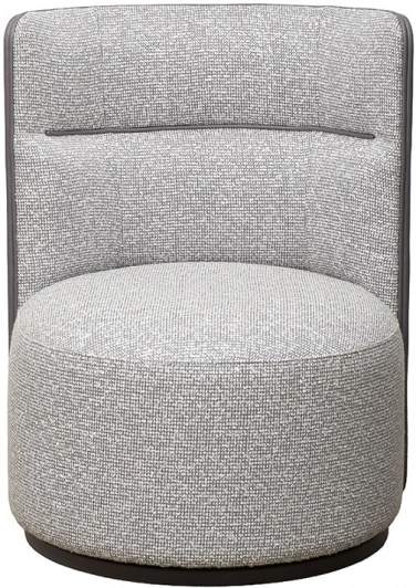 DUOMO-K-Santo1400+Enzo965 Кресло поворотное Duomo рогожка Santo1400+Enzo965 70*72*90см Garda Decor арт.DUOMO-K-Santo1400+Enzo965