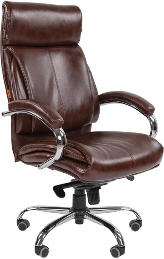 CHAIRMAN CH423 эко Компьютерное кресло CHAIRMAN CH423 эко (Металл,Экокожа/Коричневый)