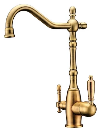 ZR 312 YF-33-BR Смеситель Zorg Clean Water ZR 312 YF-33-BR для кухонной мойки