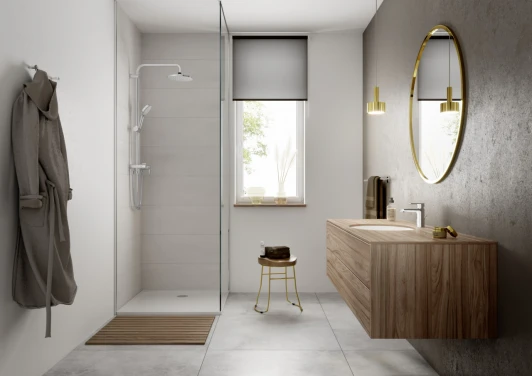 26099000 Душевая стойка Hansgrohe Vernis Blend Showerpipe 200 1jet Reno Eco 26099000