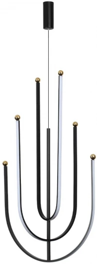 6633/70L Подвесной светильник Odeon Light Memfi 6633/70L металл/черный/акрил LED 70W 3000K 220V