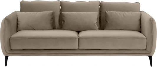 342365 Диван Amsterdam трехместный ОГОГО (арт.342365), (Ткань/Бежевый)