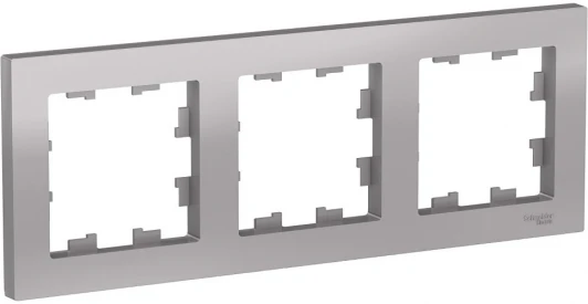 ATN000303 Рамка на 3 поста (алюминий) Systeme Electric AtlasDesign ATN000303