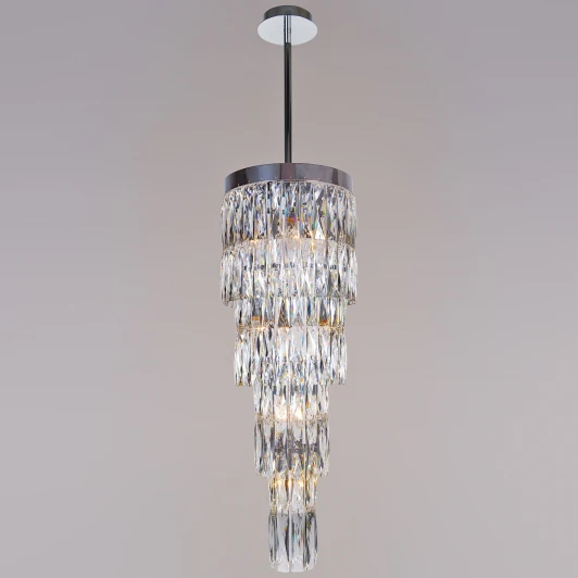 04772-0.4-09 DN CR Подвесная люстра хрустальная Reluce 04772-0.4-09 DN CR