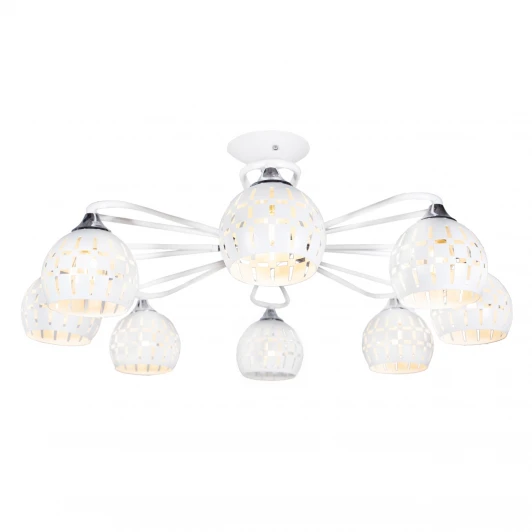 MD.3601-8-S WH+CH Потолочная люстра Imex MD.3601-8-S WH+CH