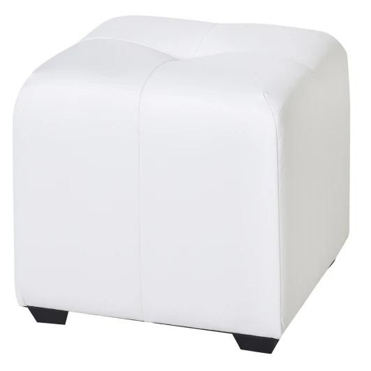 13186 Пуф Dreambag Николь Белый ЭкоКожа 13186