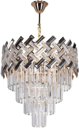 111016206 Подвесная люстра De City Бриз 111016206 (220V, хрусталь, на цепи)