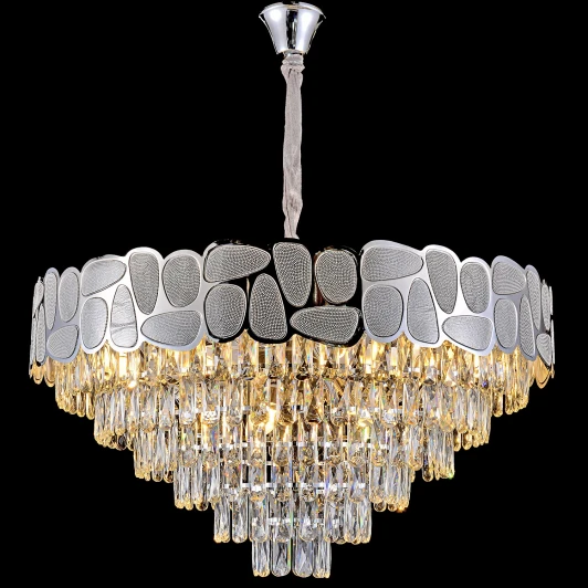 77377-0.3-800 CH Подвесная люстра хрустальная Reluce 77377-0.3-800 CH