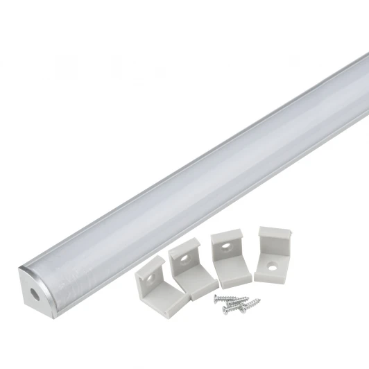 UFE-K06 Silver/Frozen 200 Polybag Профиль для светодиодной ленты UFE-K06 Silver/Frozen 200 Polybag Uniel UFE-K