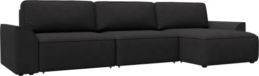 128506 Диван угловой Лига-048 НПБ лонг Лига Диванов (Замша) арт.128506