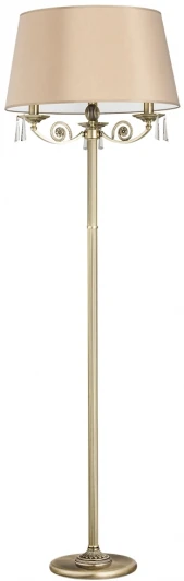 MON-LS-3(P/A) Торшер Kutek Monza MON-LS-3(P/A) (220V, хрусталь Asfour, подвески)