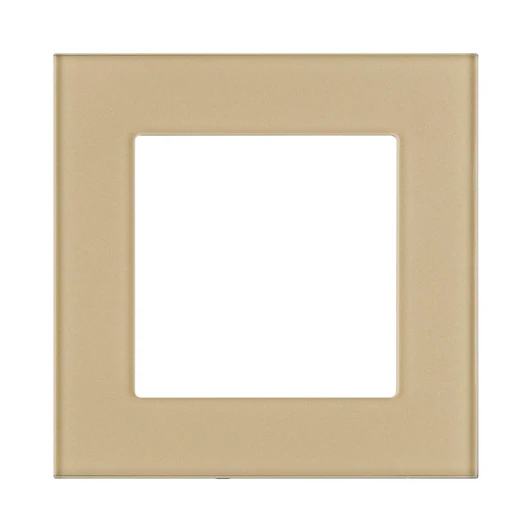 AS1GD Рамка 1-постовая стекло золотой Kollinger Asthetik AS1GD