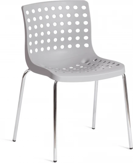 24585 Стул SKALBERG (mod. C-084-A) / 2 шт. в упаковке Tetchair (Металл,Пластик/Серый) арт.24585