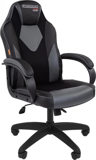 CHAIRMAN GAME 17 Игровые кресла CHAIRMAN GAME 17 (Пластик,Экокожа/Черный,Серый)