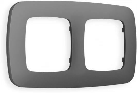 OF140652 Рамка Ambrella Volt OMEGA Ecta (Антрацит серый) 2-ая OF140652