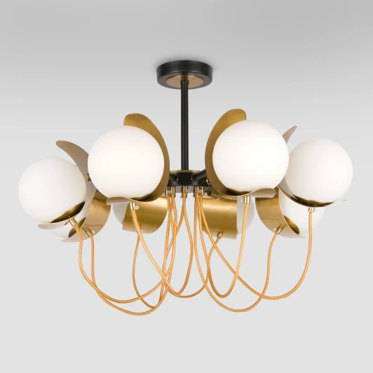 70110/8 черный Потолочная люстра Eurosvet Amato 70110/8 черный