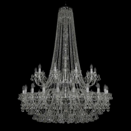 1409/20+10/400/h-152/2d Ni Подвесная люстра Bohemia 1409 1409/20+10/400/h-152/2d/Ni